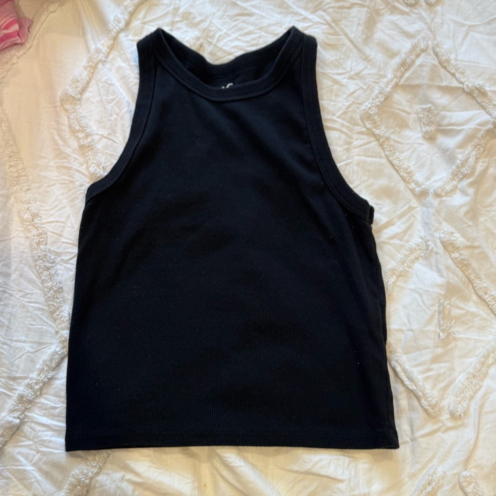 Hollister Black Cropped tank